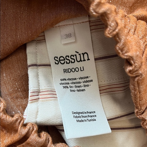 SESSUN Ridoo Linen Chambray Palazzo Trousers |
Terracotta - Picture 6 of 11